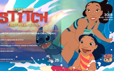 Stitch Party at Kids Club – August 30, 2025