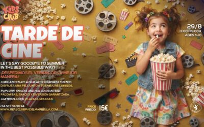 Tarde de Cine at Kids Club – August 29th