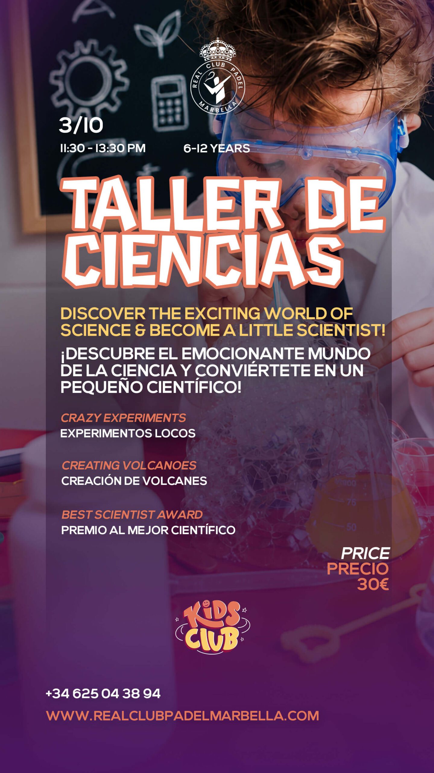 Taller de Ciencias Kids Club