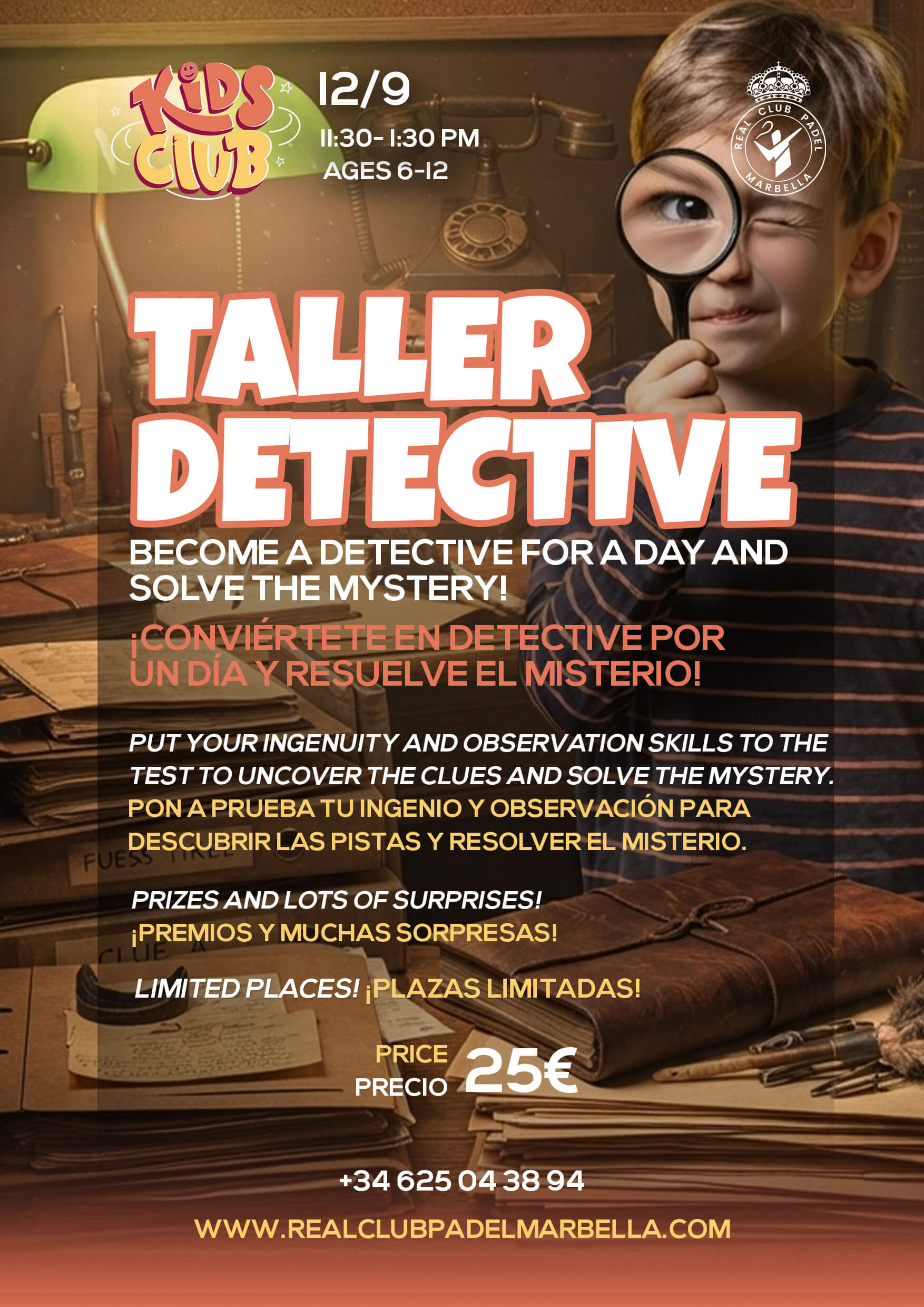 Taller Detective Kids Club