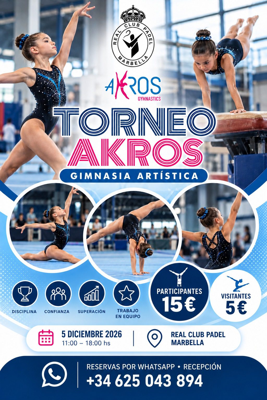 AKROS Artistic Gymnastics Tournament at Real Club Padel Marbella